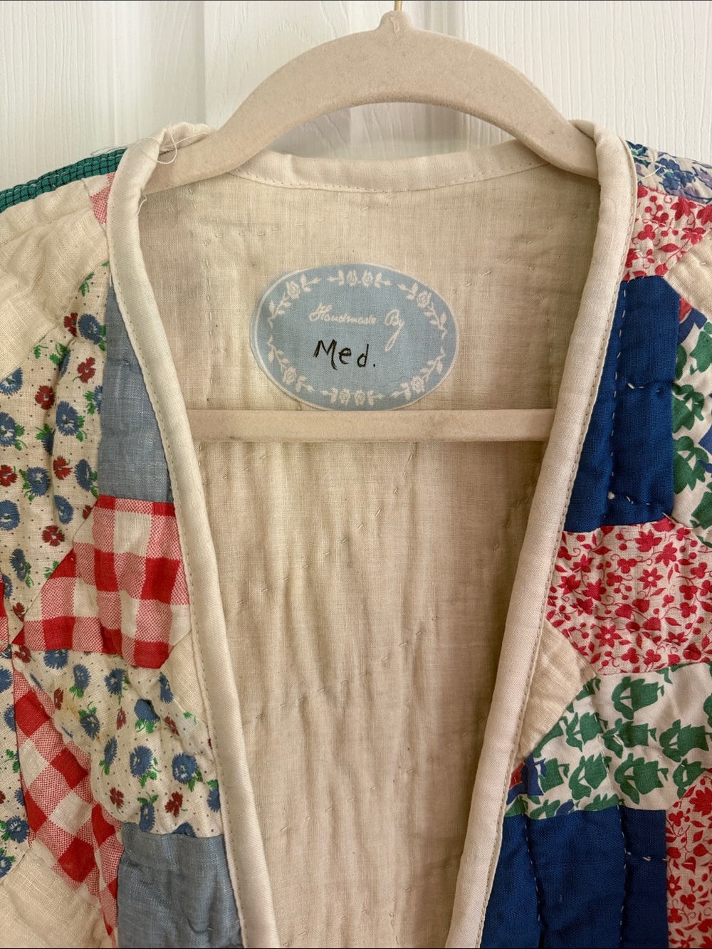 Handmade Patchwork Quilted Jacket - Picture 2 of 6